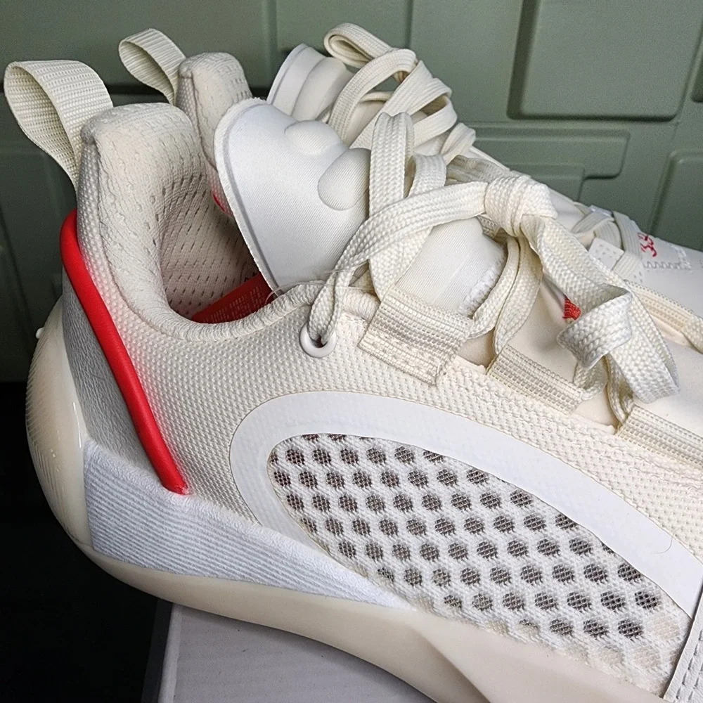 Li-Ning Way of Wade All City 9 V2 Men 12 Basketball Shoes White Red NIB DS